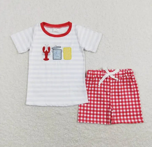 Baby/Toddler Boys Crawfish Short Set