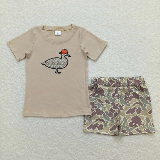 Baby/Toddler Boys Duck Khaki Camo Short Set