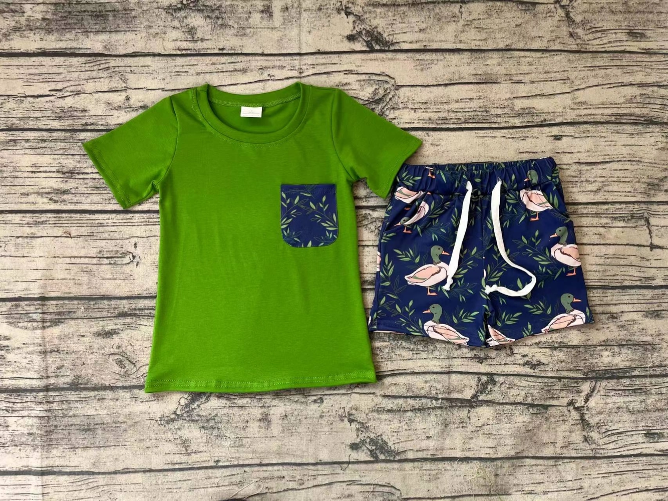 Baby/Toddler Boys Duck Pocket Tee and Short Set