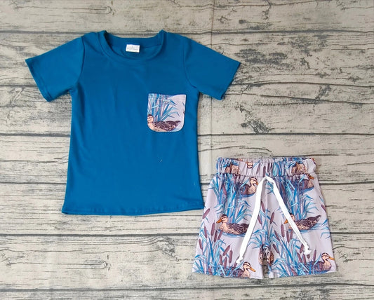 Baby/Toddler Boys Duck Pocket Tee with Duck Shorts Set