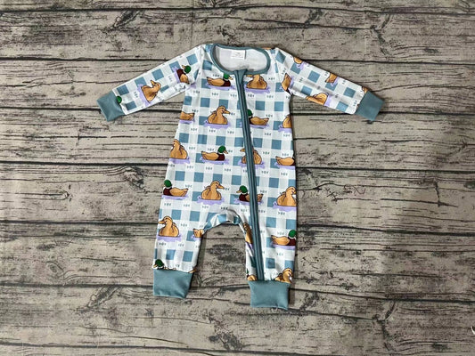 Baby/Toddler Boys Long Sleeve Duck Bodysuit