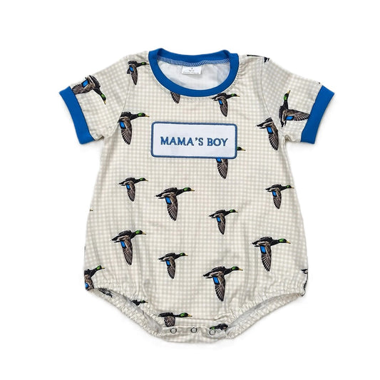 Baby/Toddler Boys Mama's Boy Duck Onesies