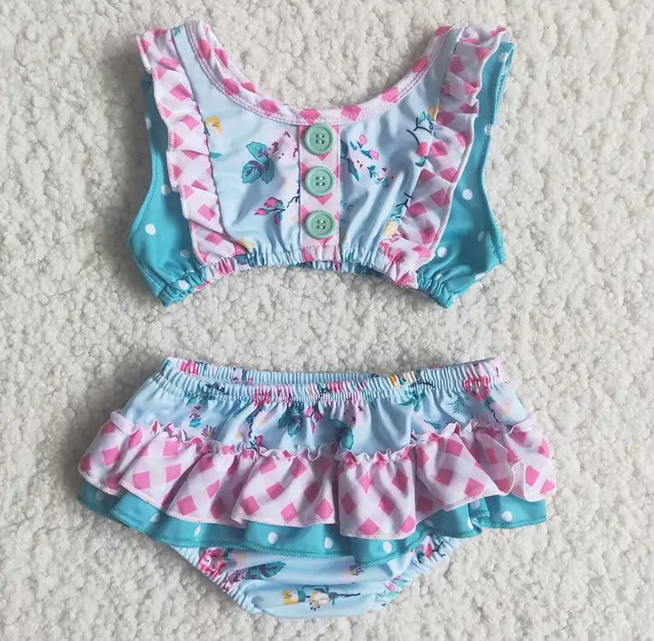 Baby/Toddler Girls Floral 2-Piece Swimsuit