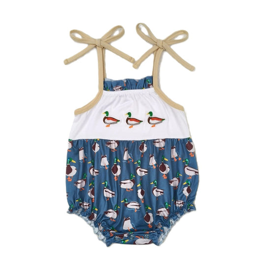 Baby/Toddler Girls Summer Duck Bodysuit