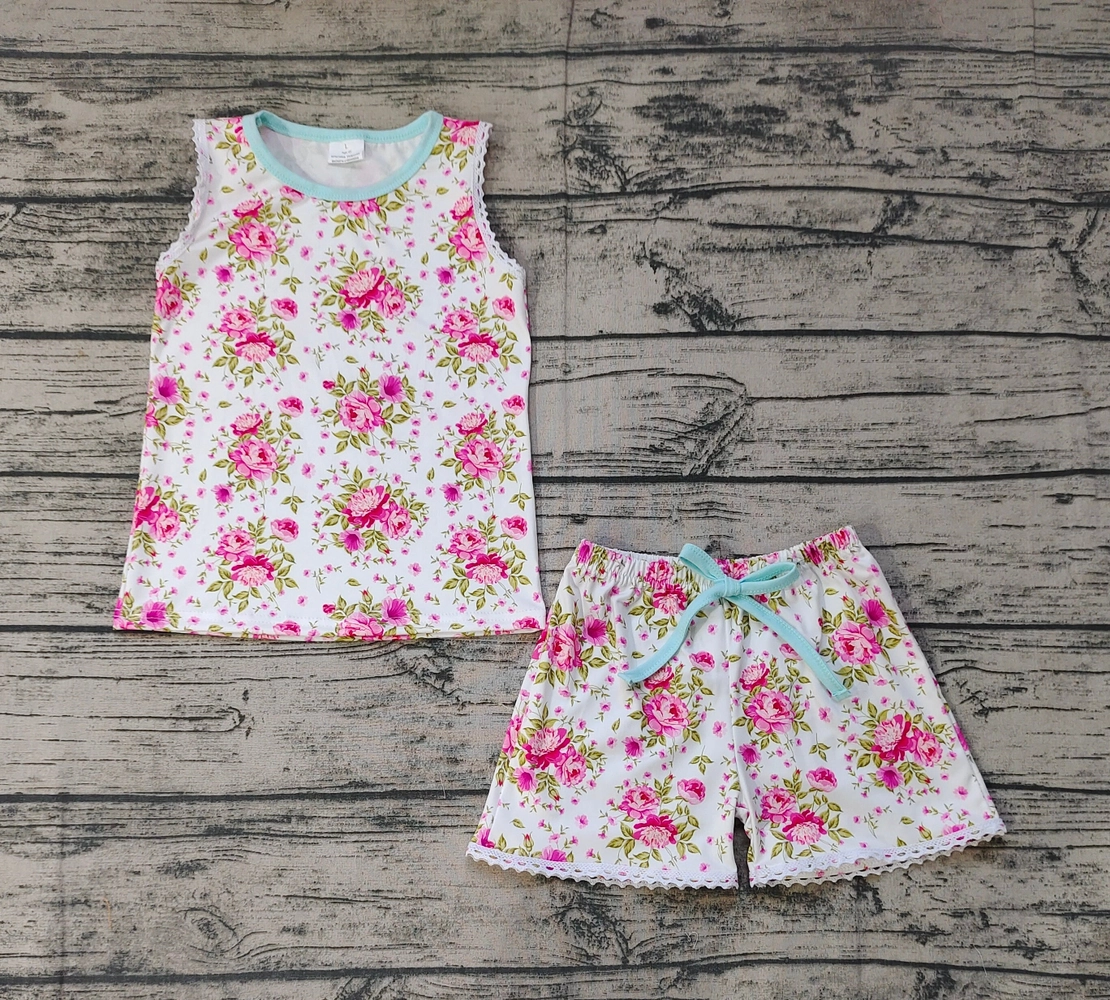 Baby/Toddler Girls Flower Sleeveless Pajamas