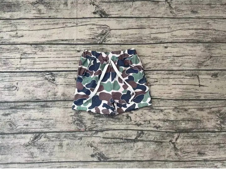 Baby/Toddler Boys Green Camo Shorts