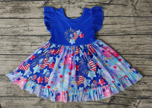 Youth Girls 4th of July Twirl Dress