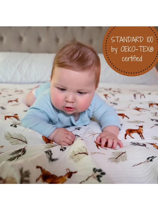 Oh Deer Baby Swaddle Blanket