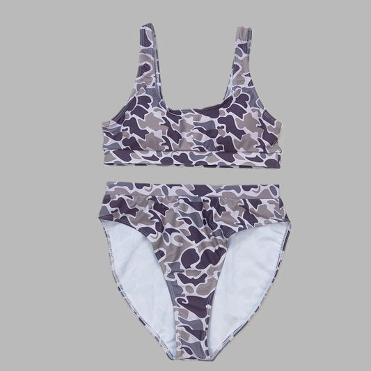 Women's Grey Camo Swimsuit