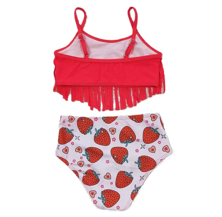 Youth Girls Strawberry 2-Piece Swimsuit