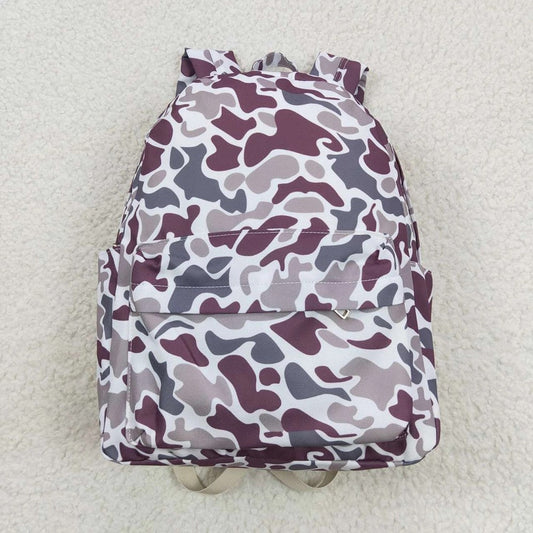 Youth Grey Camo Backpack