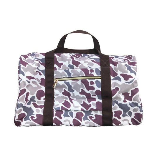 Youth Grey Camo Duffle Bag