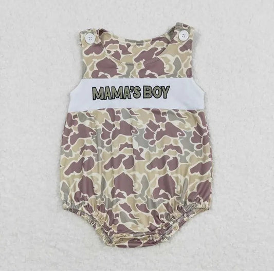 Baby/Toddler Boys Mama's Boy Camo Onesies