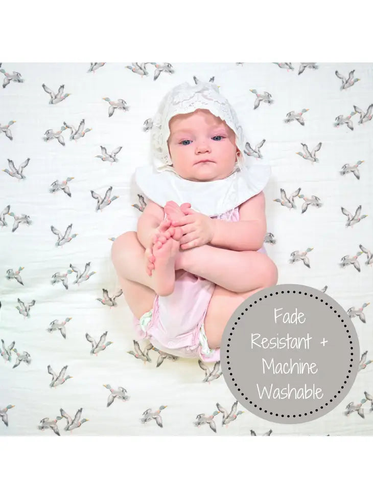 Quackin'up Baby Muslin Cotton Blanket