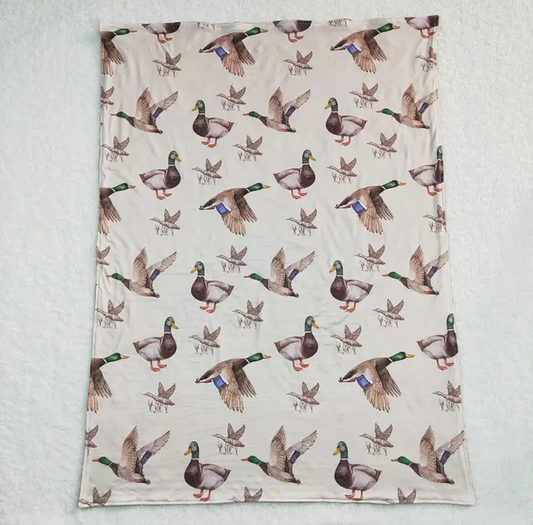 Baby/Toddler Duck Hunting Minky Blanket