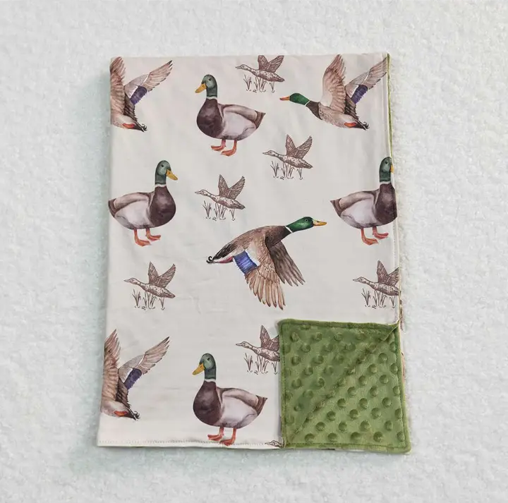 Baby/Toddler Duck Hunting Minky Blanket